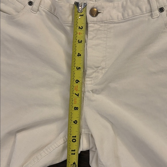 J. Jill Cream Slim Leg Corduroy Pants - Picture 5 of 9